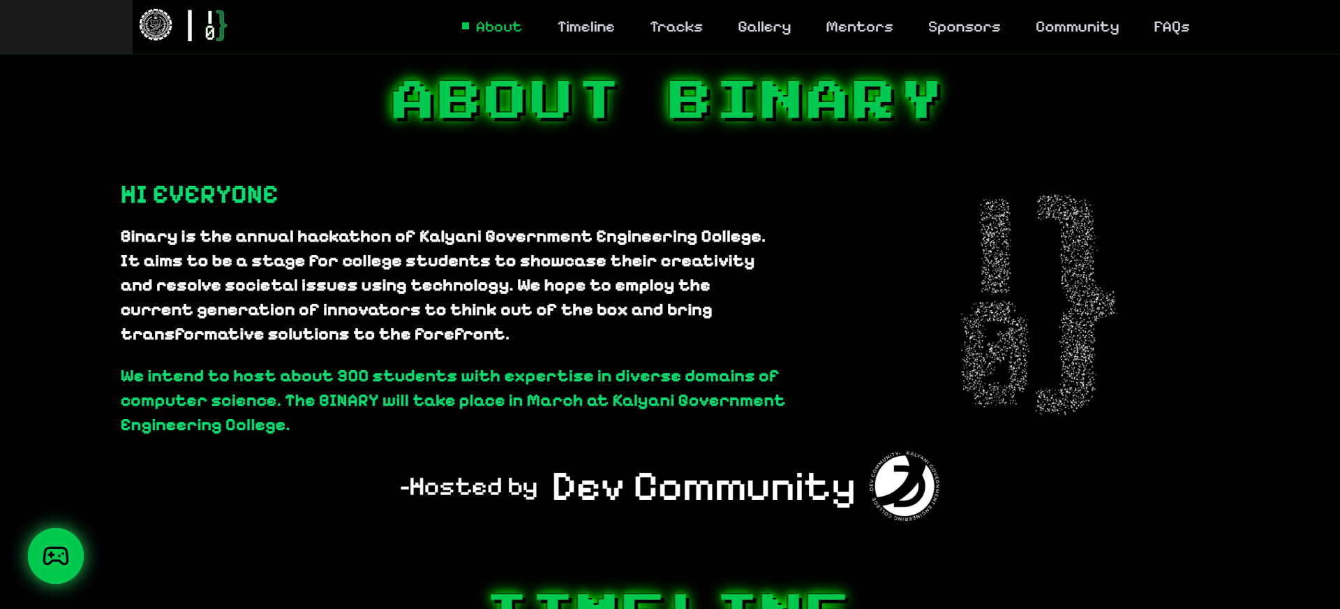 About Binary Hackathon
